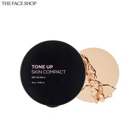 THE FACE SHOP Fmgt Tone Up Skin Compact SPF30 PA++ 10g, Shade:V201 Apricot Beige