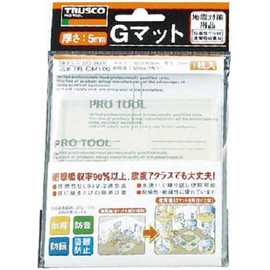 TRUSCO(トラスコ) 耐震・防振・防音Gマット 30X30mm 4個 透明 TR-GM30-TM