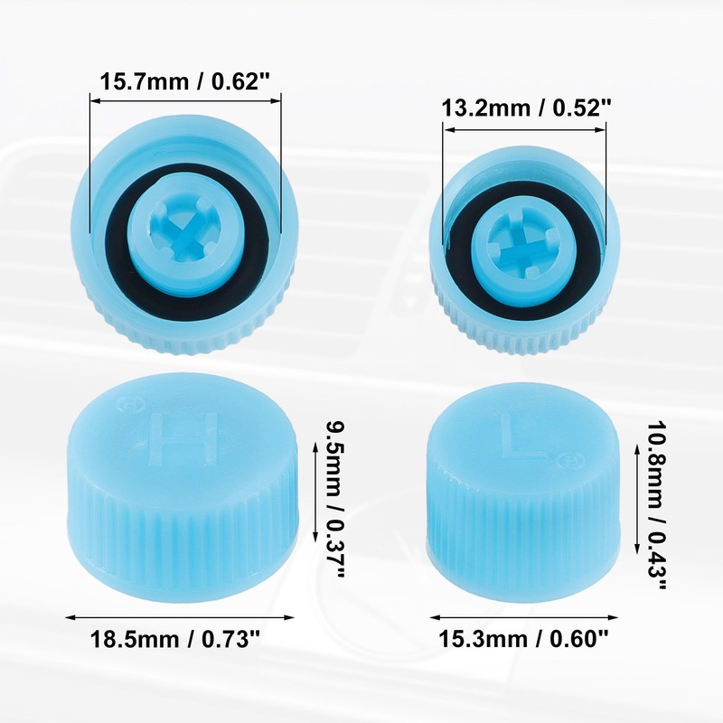 A ABSOPRO 1 Pair ID 0.62 Inch Air Conditioning Valve