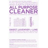 Sapadilla Sweet Lavender + Lime Biodegradable All-Purpose Cleaner Concentrate, 25