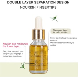 3 Uds Aceite para Cutículas de Uñas, Hidratante Nutritivo, Fortalecedor Perfumado Previene la Sequedad Suavizante de Cutículas 15ml