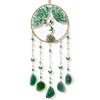 Dream Catchers-Large Adult Crystal Tree of Life Green Agate Wall