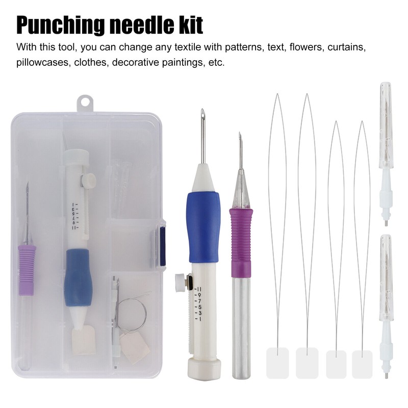 EEEKit DIY Magic Embroidery Pen Set Punch Needle Stitching Knitting