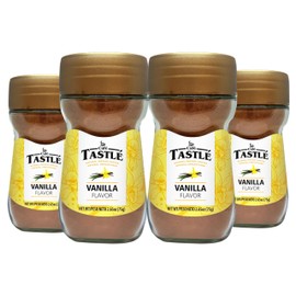 Café Tastlé Natural Vanilla Flavored Instant Coffee, 4 Jars of 2.65 oz (10.60 Oz)