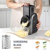 Electric Cheese Grater, Rotary Vegetable Slicer with 4 Interchangeable Drum