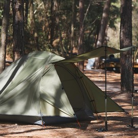 Byliable Ultralight Waterproof 2-Person Backpacking Tent Double Layer Lightweight Camping Tent 3-Season Easy Setup Tent for Camping, Hiking, Outdoor, Mountaineering(Green)