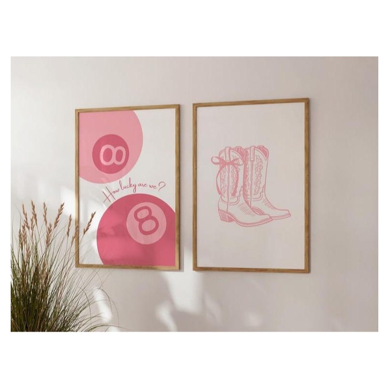 How Lucky Are We, Trendy Kisses Wall Art, Lucky 8