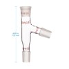 StonyLab Three Way Adapter, 3 Way Distilling Adapter with 19/22