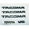 Autopart inc 5 pcs Toyota Tacoma Tag MATTE Black Door