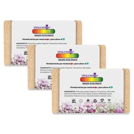 KUXTAL Jabón en Barra para Ropa 2 en 1: Jabón y Suavizante Contiene 3 Piezas de 230 g dan una Limpieza Profunda a tus Prendas Delicadas Facilita el Tallado con Mínimo Esfuerzo.