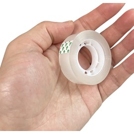 BEAUTOPE 6 Rolls Transparent Tape Refills Clear Gift Wrapping Tape Clear Tape Refills Rolls for Dispenser (0.7 inch*33 Yard Per Roll,1 inch Core)