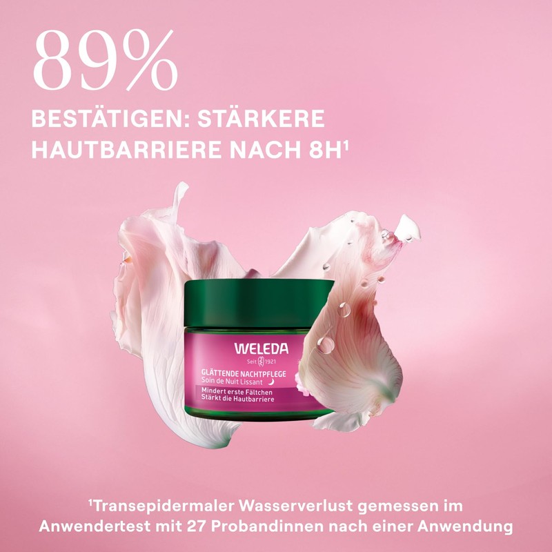 WELEDA Organic Smoothing Night Cream Wild Rose & White Tea