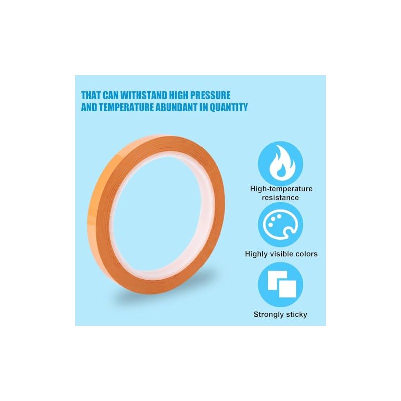 8 Rolls Instrument Identification Tape Autoclavable 270 Fahrenheit 216 Ft/LX