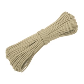 PATIKIL 550lb Paracord Rope 200ft, 4mm Tent Rope, 7-Strand Core Heavy Duty Cord for Outdoor Camping Hiking Tent Survival Utility Rope, Khaki