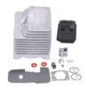 Cylinder Piston Exhaust Muffler Gasket Kit Fit for Stihl FS75