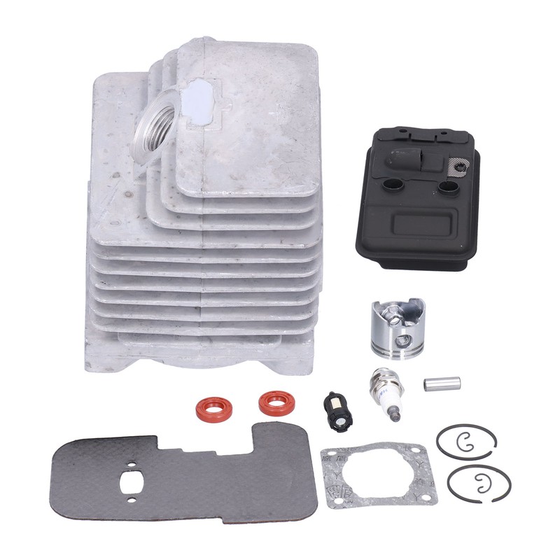Cylinder Piston Exhaust Muffler Gasket Kit Fit for Stihl FS75
