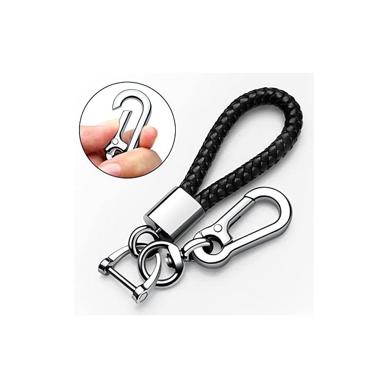 Tukellen - Llavero de piel para llavero de coche, regalo