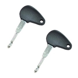 ZAHD 2 pieces tractor key replacement ignition key retro tractor ignition key with universal construction machinery key set for ignition lock tractor for use as for Bosch key tractor (2)