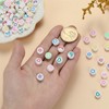 100Pcs 10MM Polymer Clay Beads, Star Moon Flower Heart Clay