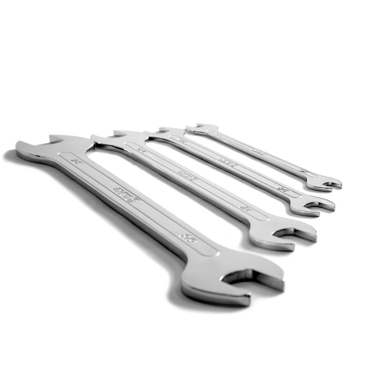 Capri Tools Super-Thin Open End Wrench Set, SAE, 1/4 to