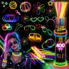 400 Pulseras Neon Fosforescente Glow Stick Fiestas Eventos