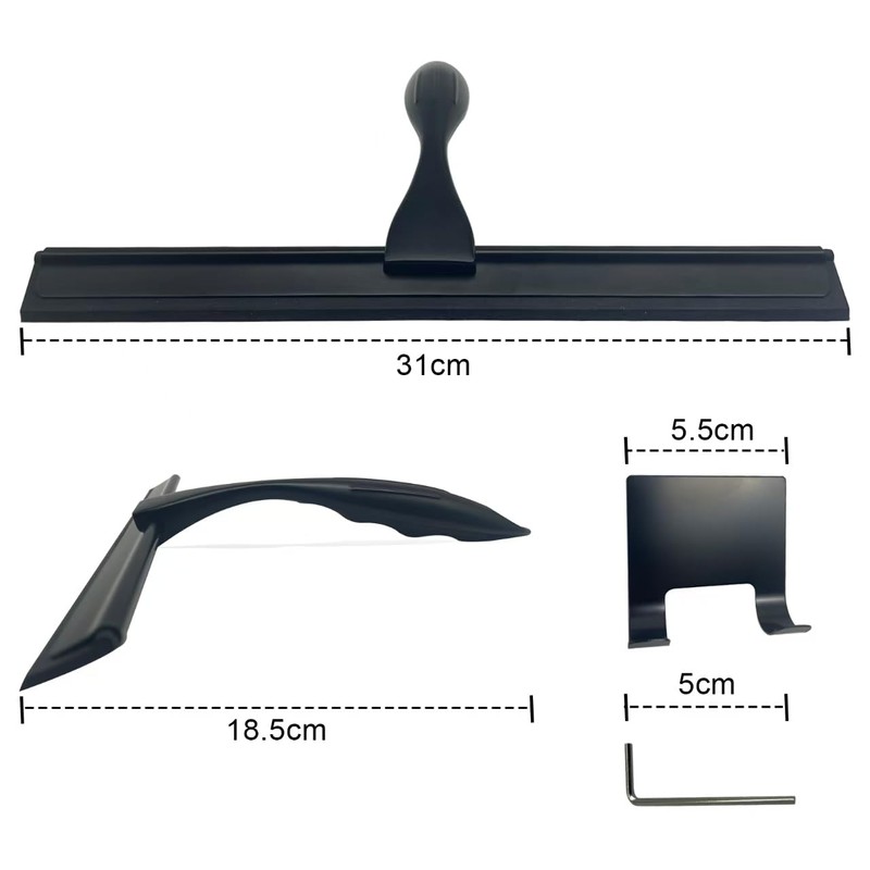 Loputon Stainless Steel Shower Squeegee, Shower Squeegee, Window Squeegee, Shower