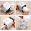 BSTKEY PU Leather Household Office Cube Square Tissue Paper Holder