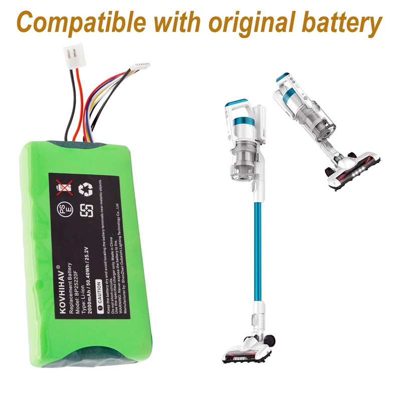 BP25220F Vacuum Battery for NEC180 NEC185 25.2V Li-ion 2000mAh