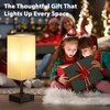 aooshine Fully Dimmable Nightstand Lamps Set of 2 - Table