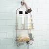 Bath Bliss Shower Head Caddy, Suction Cup Backing, 2 Tier