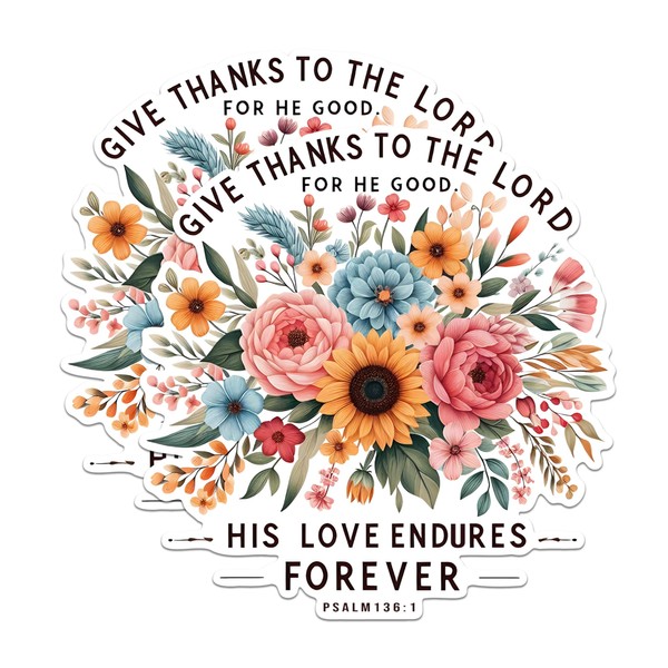 (2 Pack) Give Thanks to The Lord Magnets - Bible