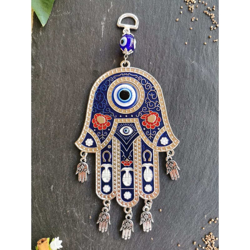 SabelAX Hand Fatima Turkish Eye Wall Hanging Amulet for Home