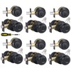 （6 Sets） All Keyed Alike Entry Door Knobs and Single