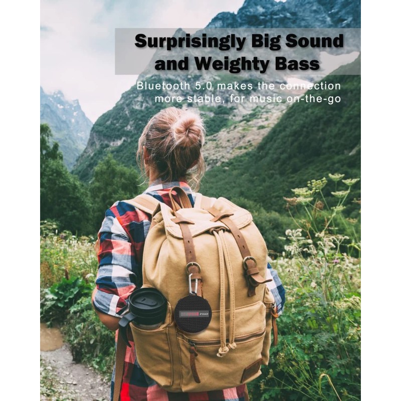 Inwa Portable Bluetooth Speaker Bike Speaker with Speed Display Wireless