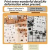 Wissppoott Mood Expression Wooden Rubber Stamps Kit - 25Pcs 3/5