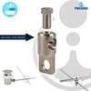 tecuro - 12000 Joint Piece for Mounting on Drain Fittings,