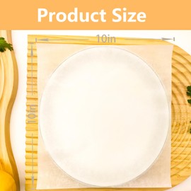 Vlwltl 100Pcs 10x10 In Parchment Paper Sheets, White Parchment Paper for Baking, Square Baking Paper Sheets, Wax Paper Squares, Precut Parchment Sheets for Cookies, Air Fryer, Grilling Rack, Oven