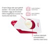 Westmark Egg Slicer Famos, Stainless Steel White, 17.9 x 8.6