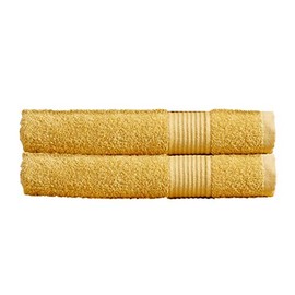 Olivia Rocco Egyptian Cotton Towels Home Bathroom Towel Set Bale Fade Resistant 500gsm Home Collection Bales Bath Sets, 2 Bath Towels Ochre
