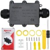 Underground Electrical Box Waterproof IP68 Junction Box,2 Way Plug Line