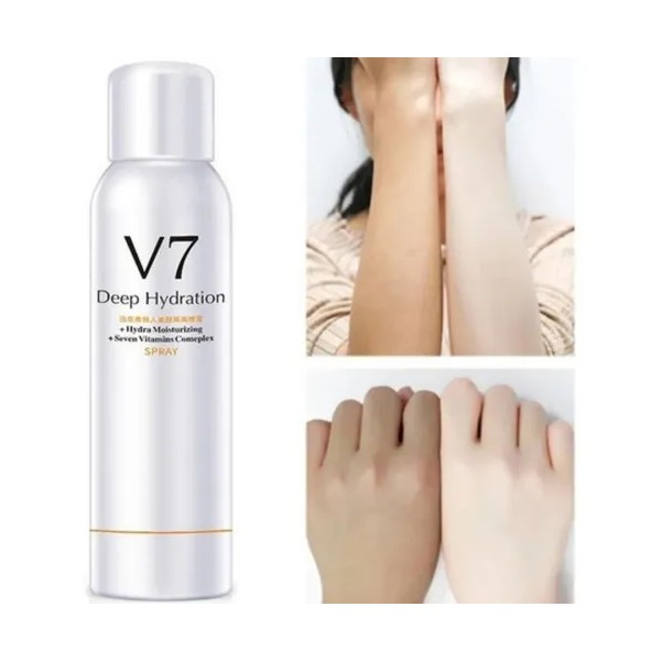 Crema Aclaradora Blanqueadora De Piel Instantánea V7 Bioaqua