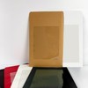 Full Window Envelopes [8 Pack] Envelopes Kraft Paper Square Envelopes