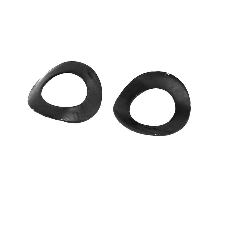 Sourcingmap 6mm Fitting Dia Carbon Steel Compressed Type Curved Spring