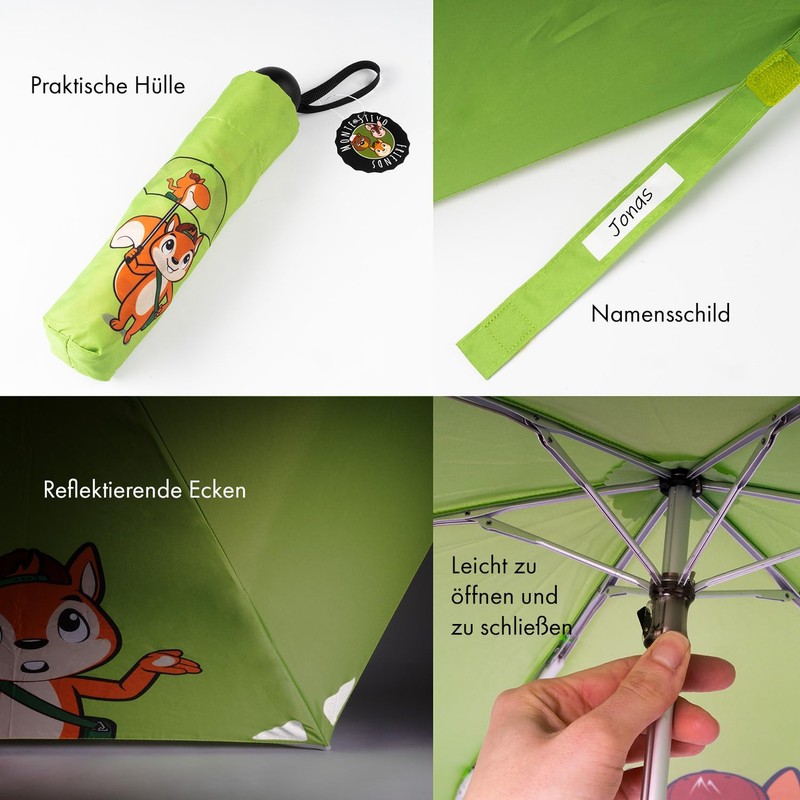 Monte Stivo® Friends Umbrella Lightweight Children's Umbrella for Boys &