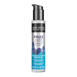 John Frieda Frizz Ease Dream Rizos Crema Aceite Nutre Cabello Seco y Dañado, 3.5 Fl Oz