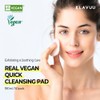 REAL VEGAN QUICK CLEANSING PAD – Gentle Makeup Remover, Deep