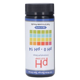 Asixxsix Tiras reactivas de pH, papel universal para análisis de líquidos con análisis colorimétrico, resultados rápidos en 15 segundos para orina sal