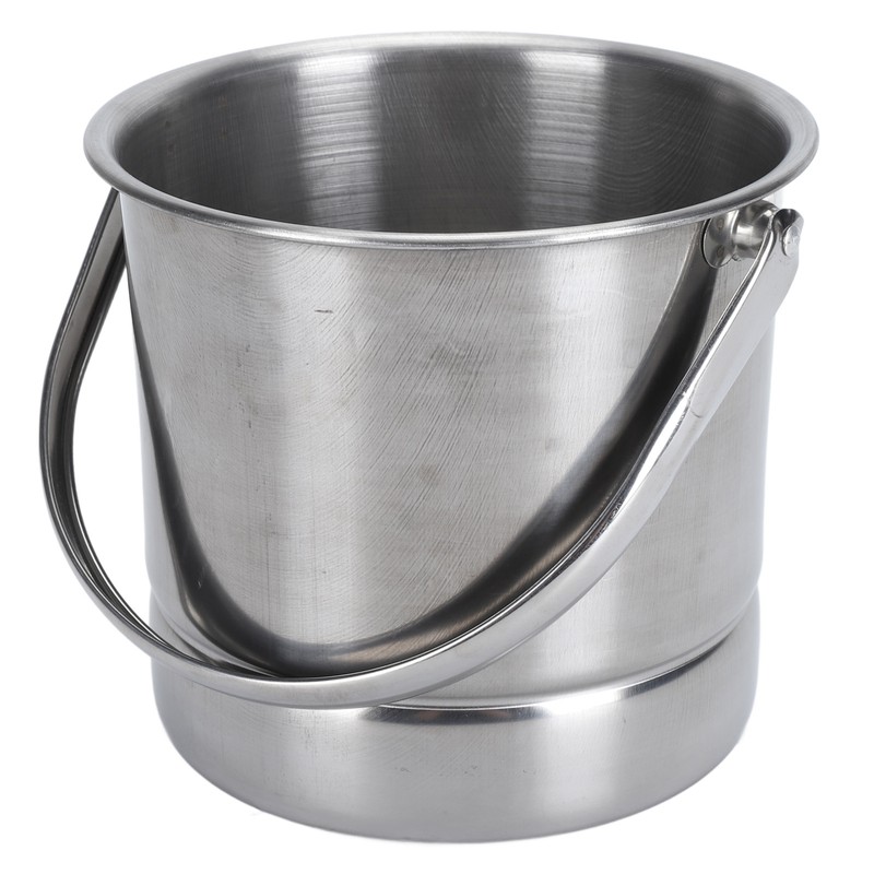 Enema Bucket Kit 1.6L Stainless Steel Bucket Reusable Shower Enema