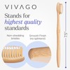 VIVAGO Bamboo Toothbrushes Medium Bristles 10 Pack - BPA Free
