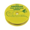 50m Drennan Subsurface Fly Line Tippet Leader Material - Green - 3lb